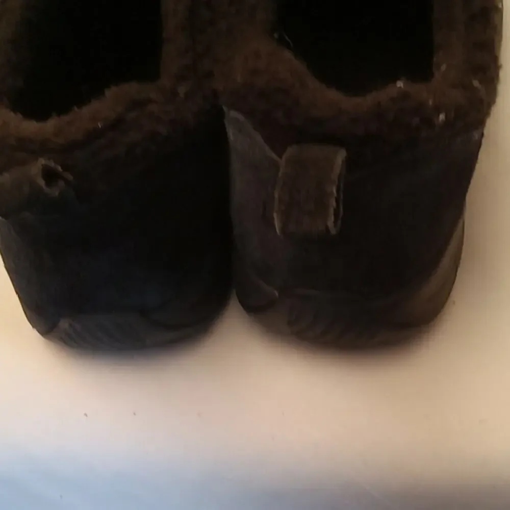 L.L. Bean Women's Size 9 Black Suede Slip-On Loafers. Athleisure ,Comfy,